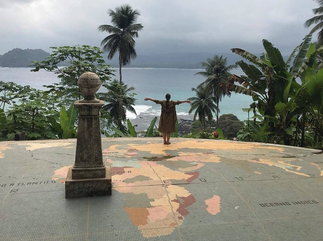 Equator Landmark In Sao Tome And Principe