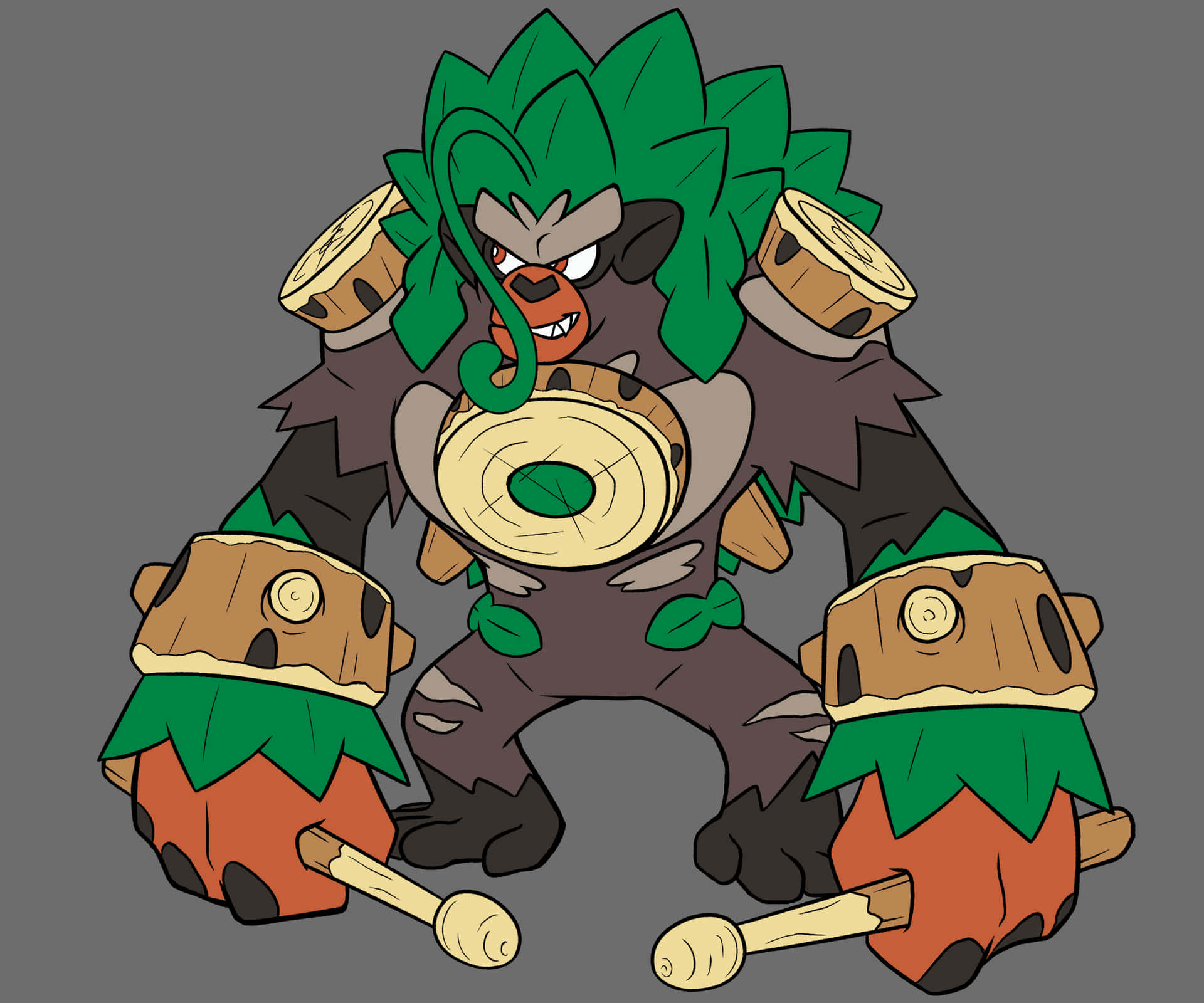 Equipped Rillaboom Background