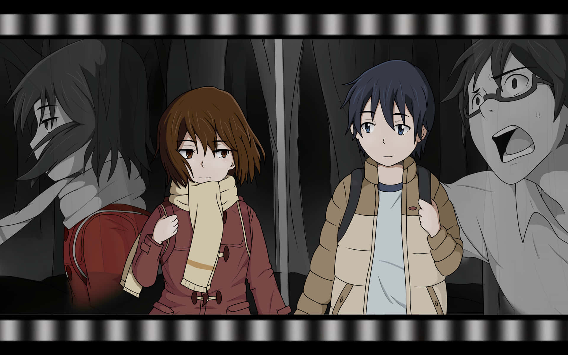 Erased Anime Japanese Manga Series Background