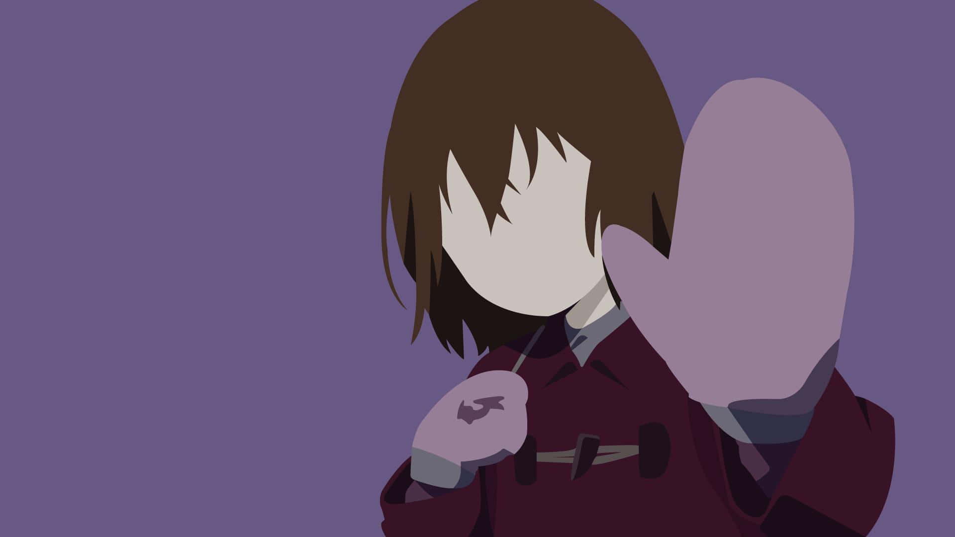 Erased Anime Kayo Vector Graphic Art Background