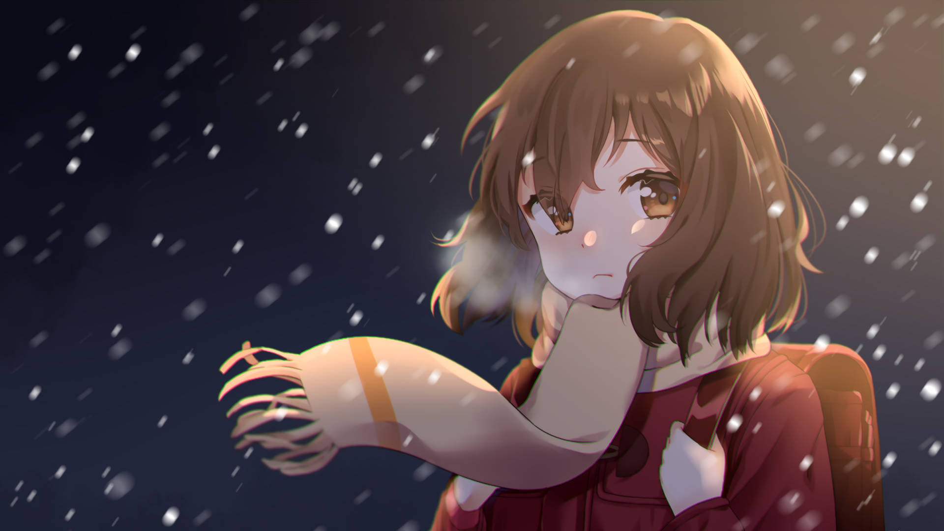 Erased On A Cold Night Background