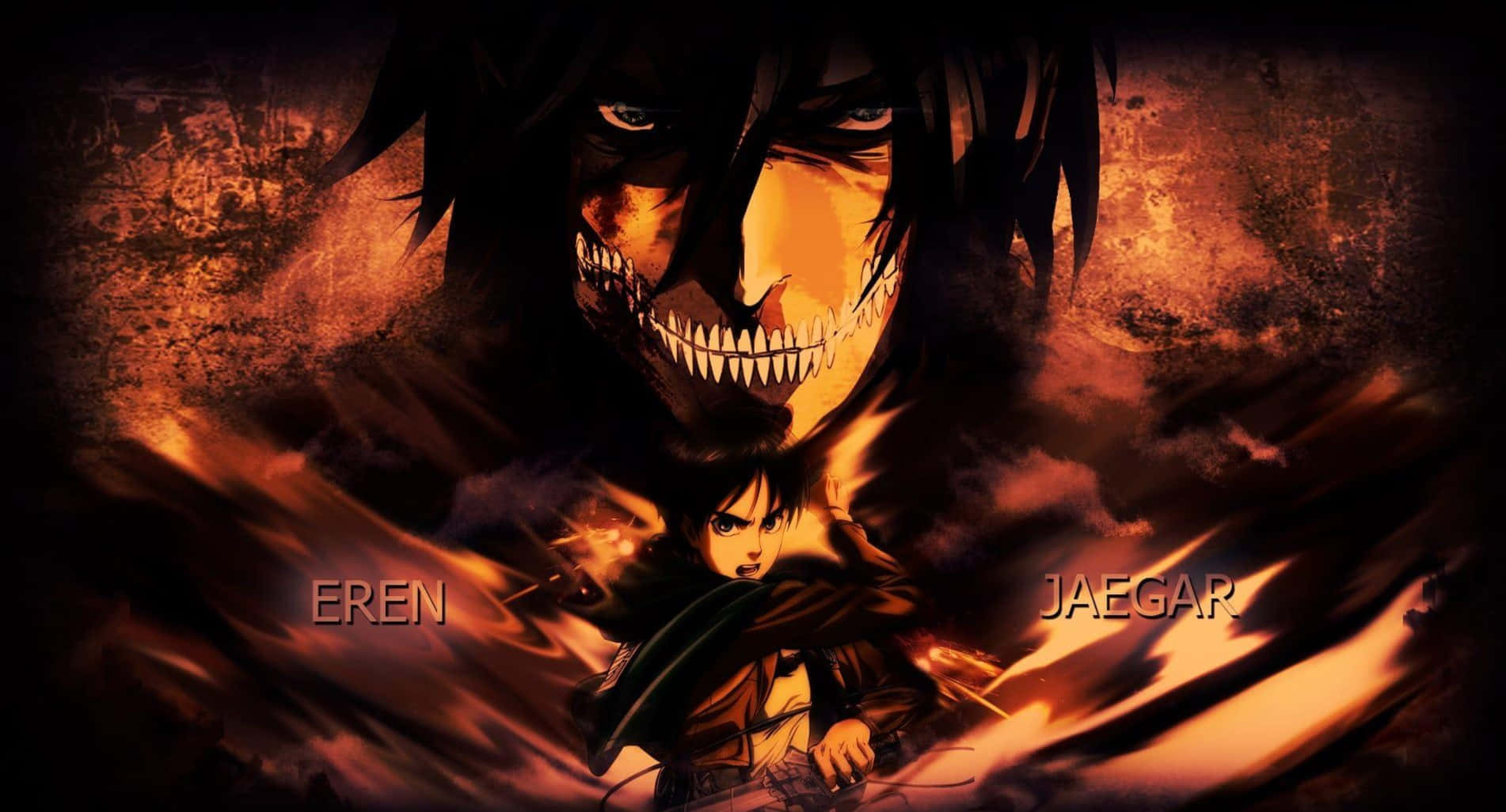 Eren Jaeger Titan Transformation Background