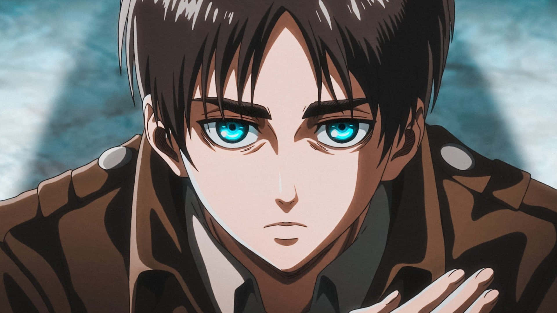 Eren Yeager Pfp With Bright Eyes