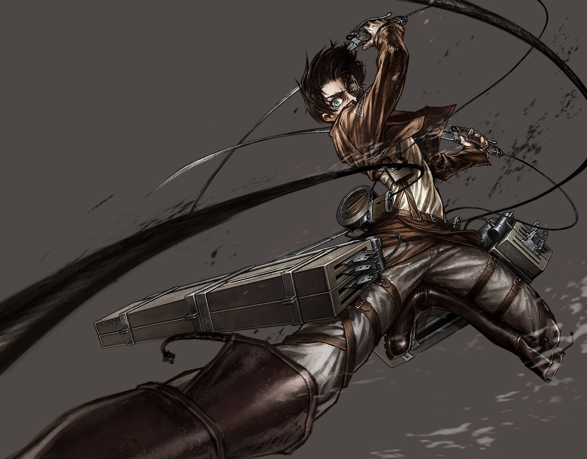 Eren Yeager To The Rescue Background