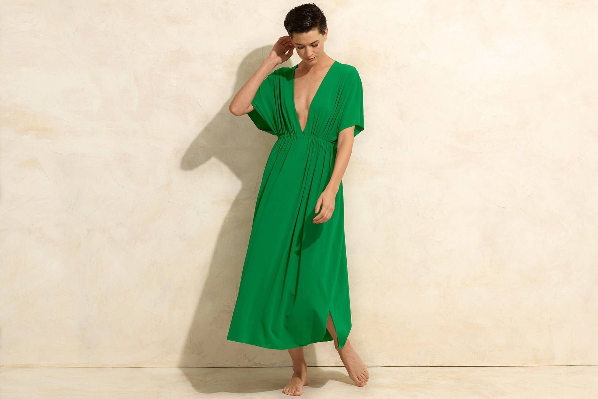 Eres Green Kimono Cardigan