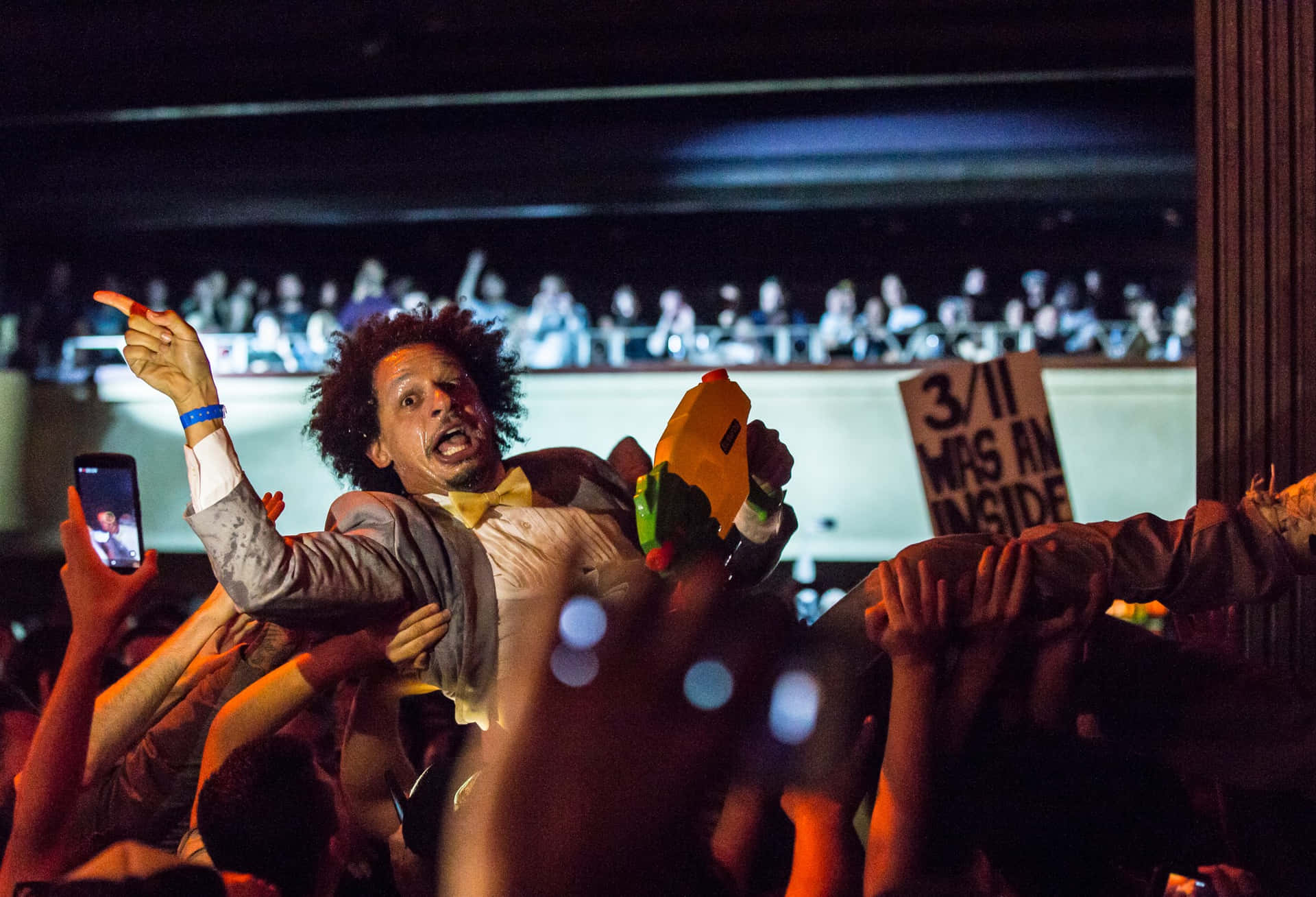 Eric Andre Crowd Surfing Performance Background