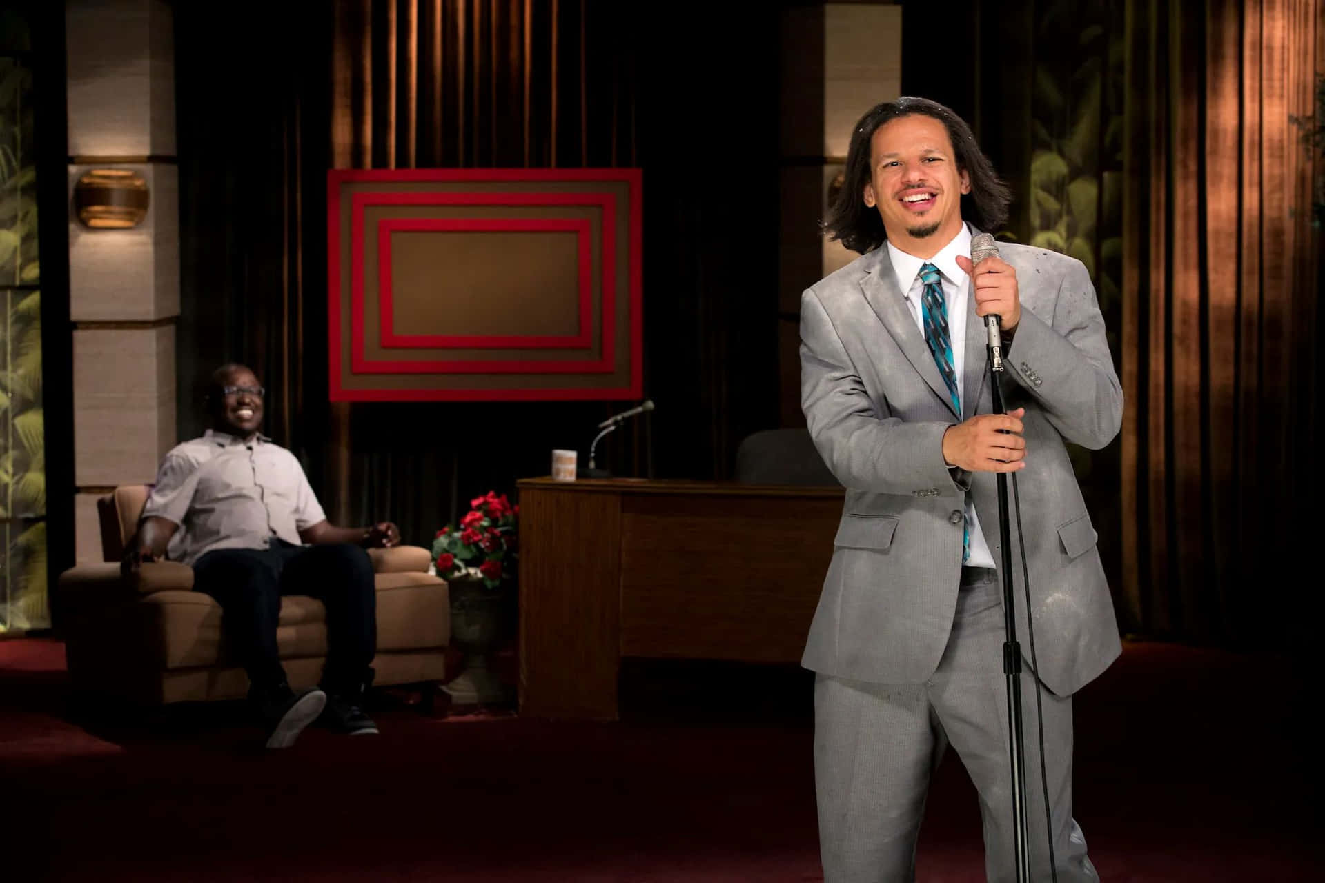 Eric Andre Show Comedy Stage Background