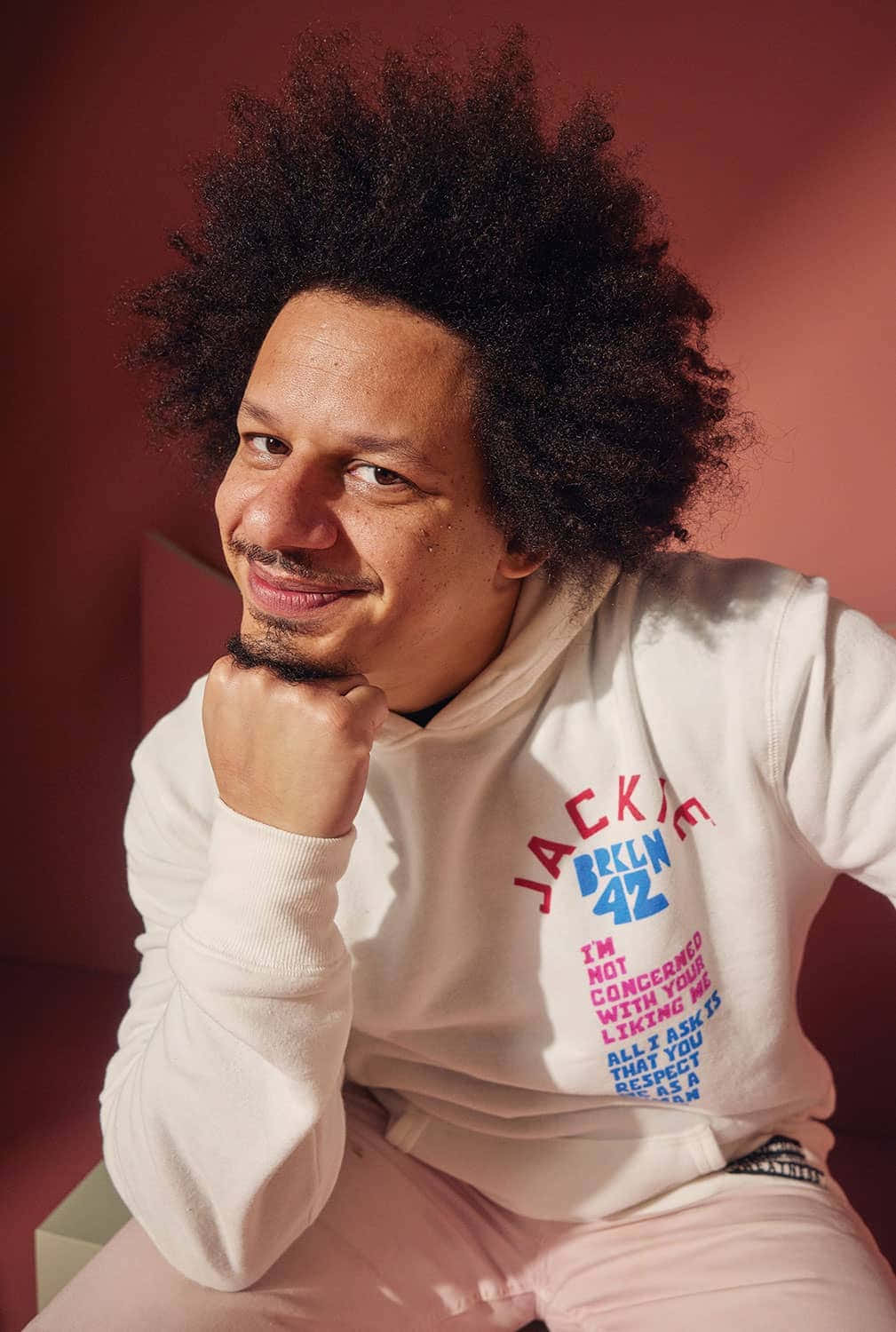 Eric Andre Smiling Portrait Background