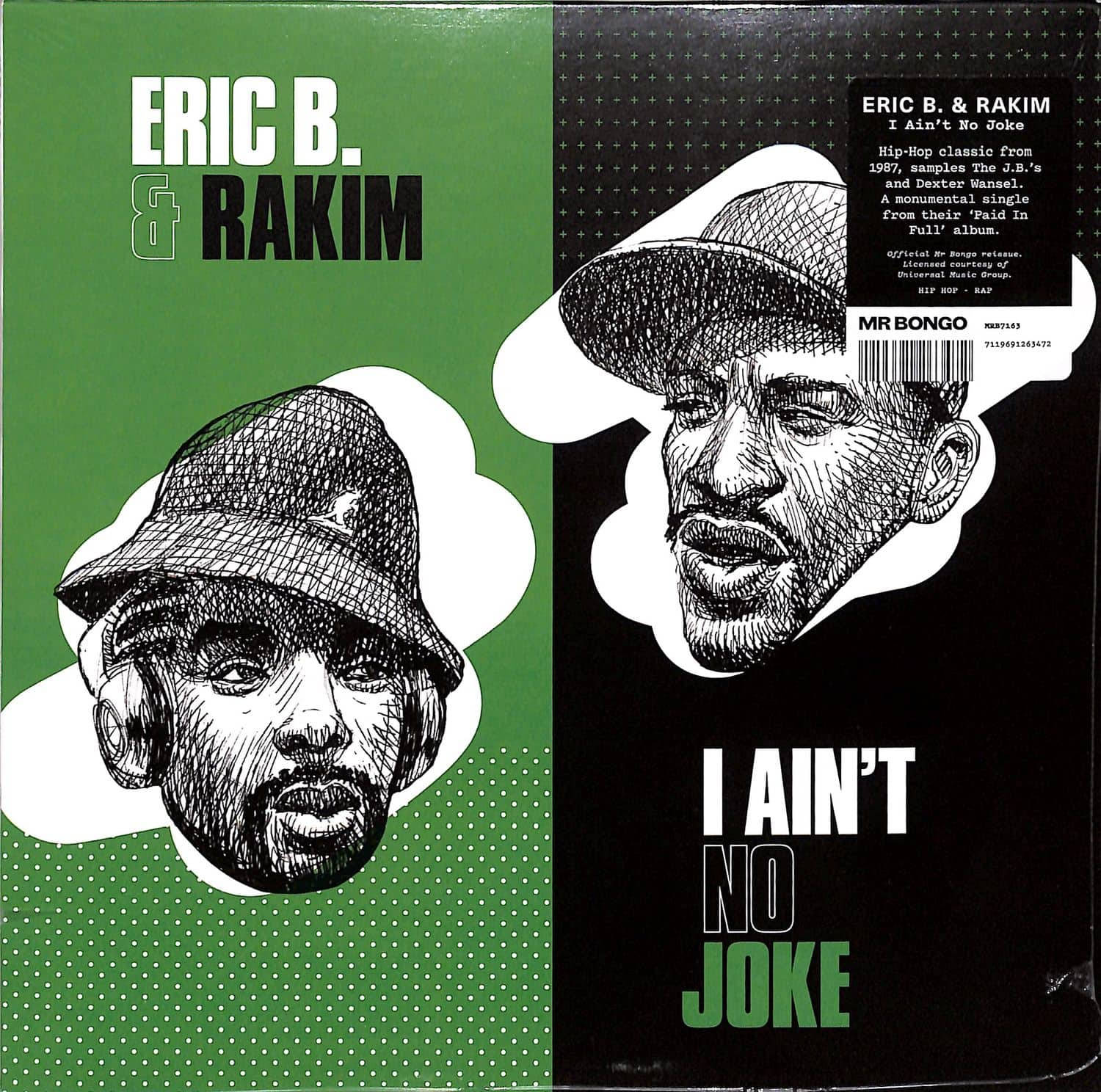 Eric B And Rakim I Ain't No Joke Hip Hop Album Background