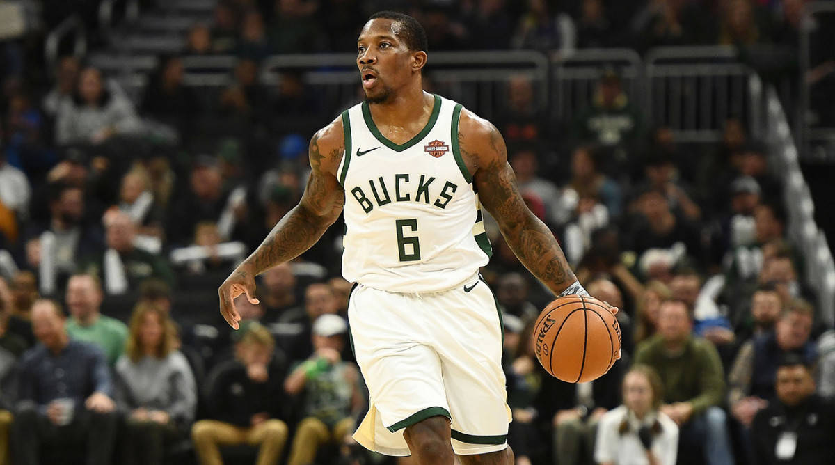Eric Bledsoe Excites The Audience Background