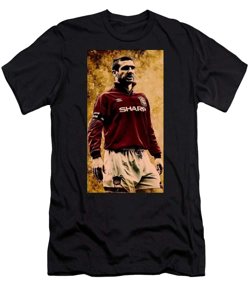 Eric Cantona In Shirt Background