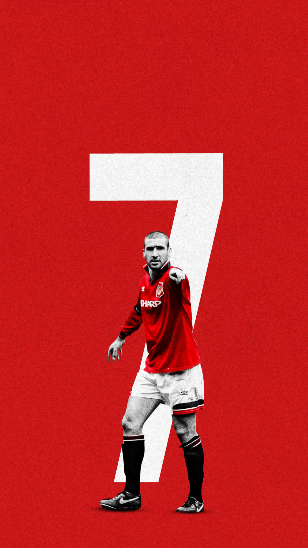 Eric Cantona Number Seven Background