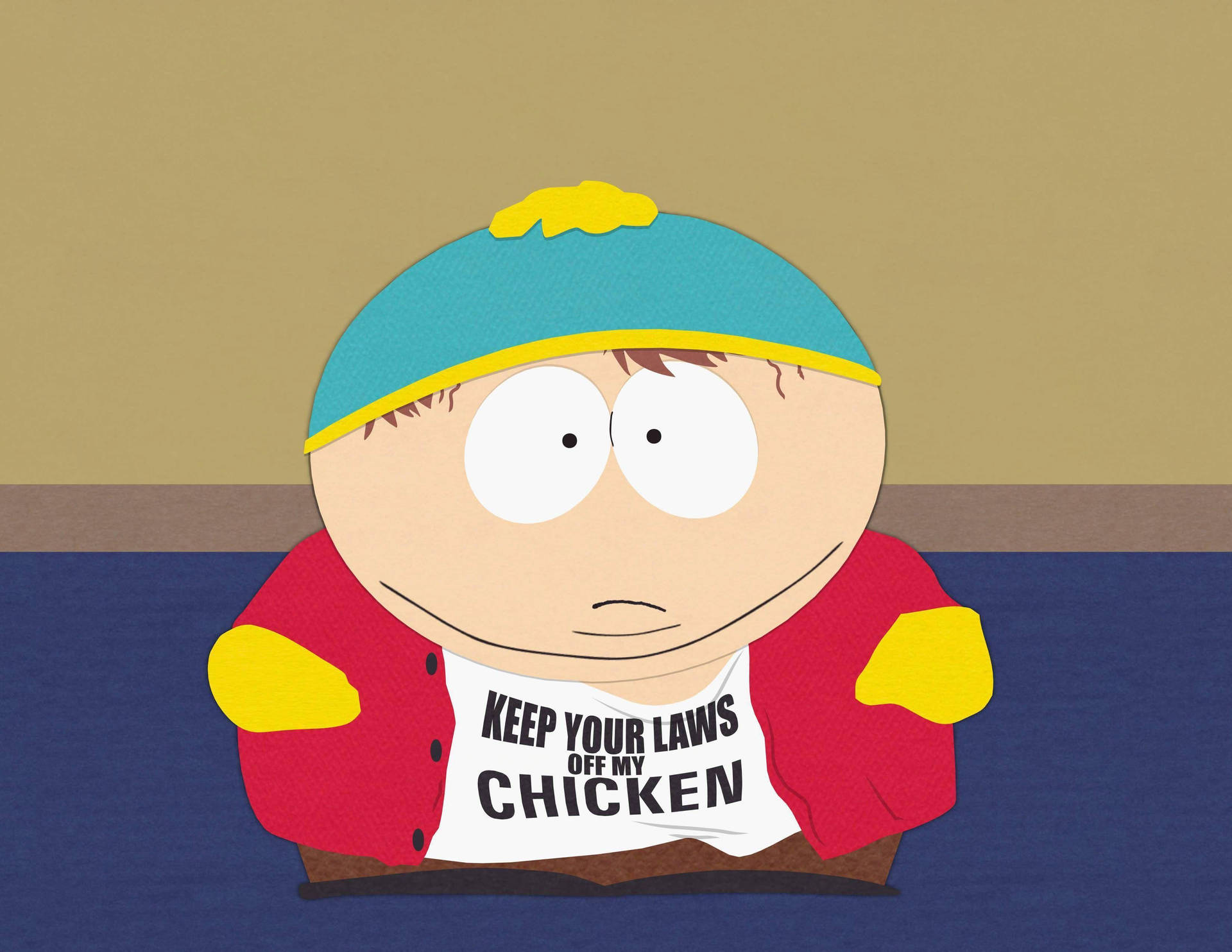 Eric Cartman Chicken Lover Background