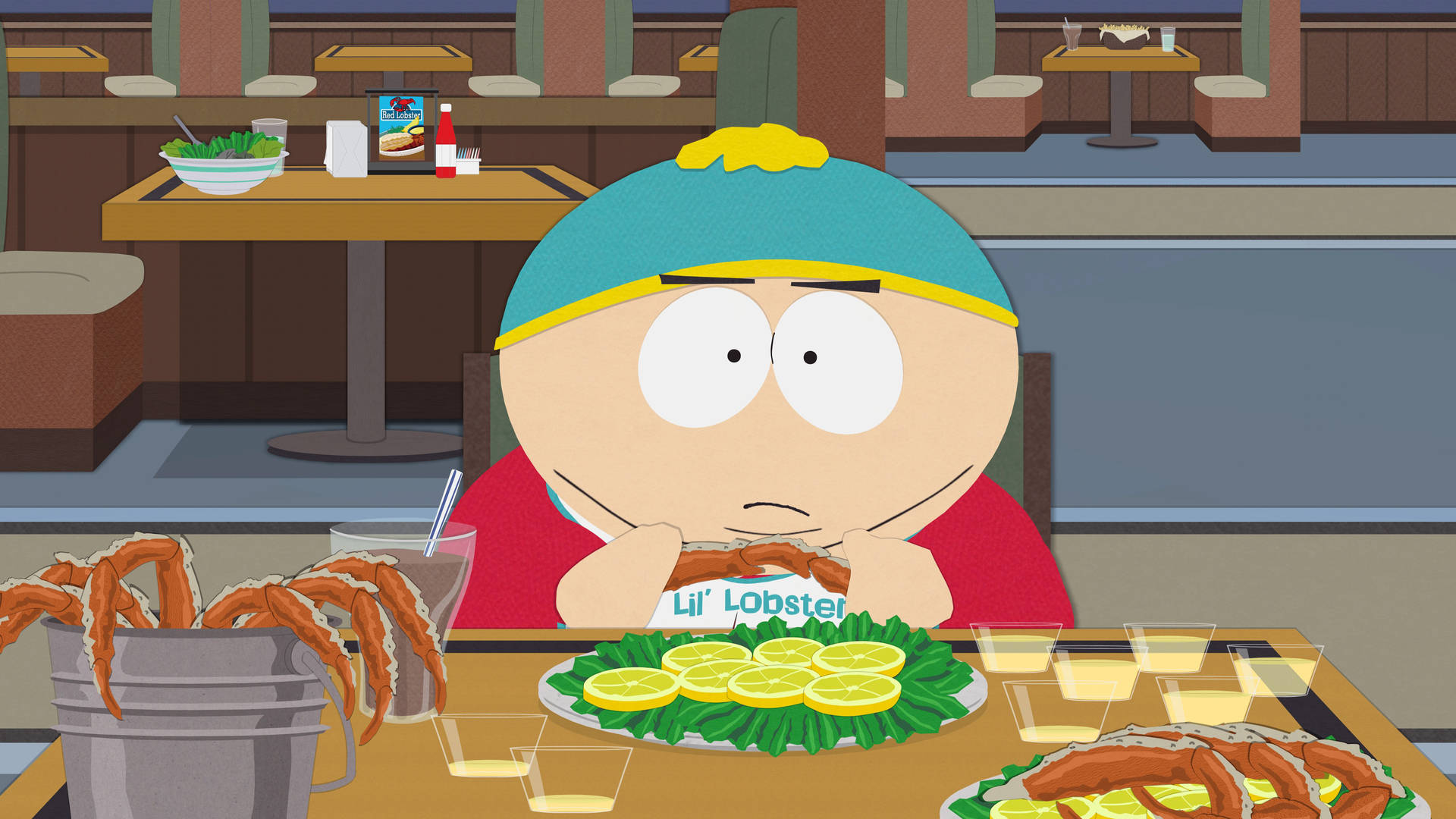 Eric Cartman Lobster Cuisine Background