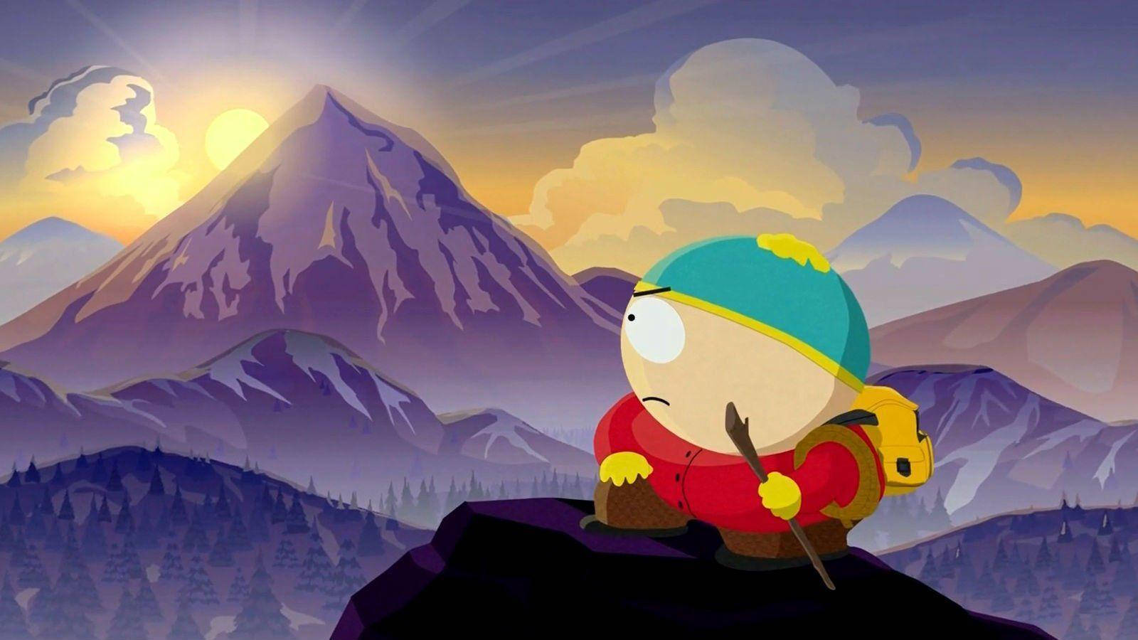 Eric Cartman Moutain Climber Art Background