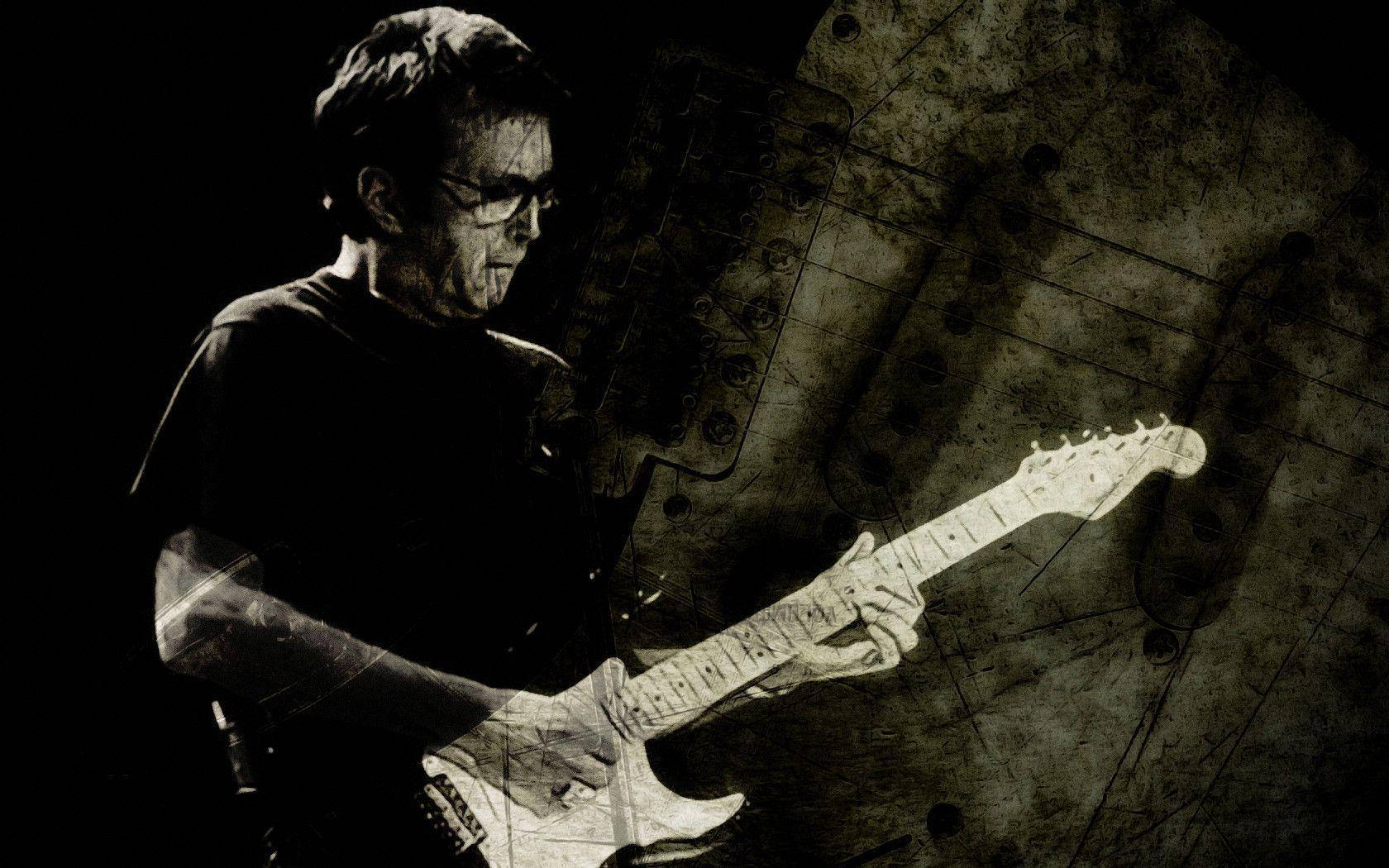 Eric Clapton Faded Edit Background