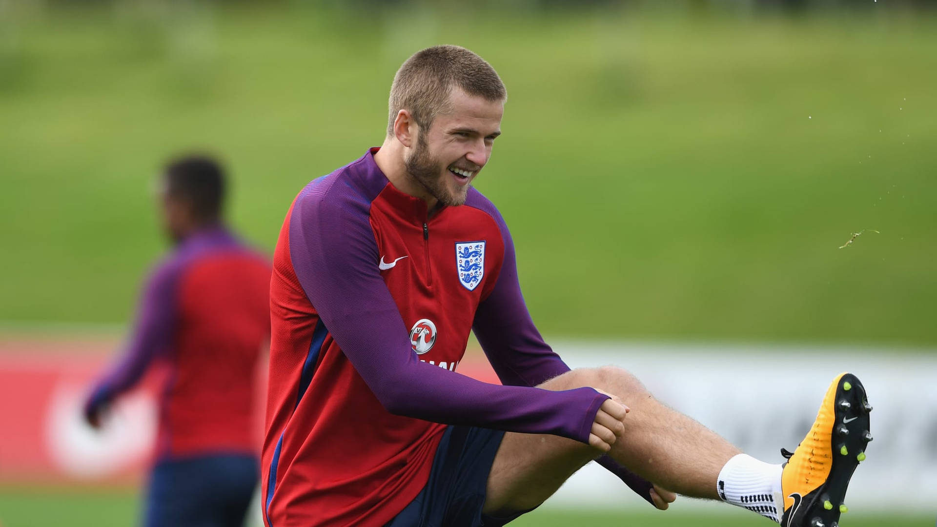 Eric Dier Lifting His Leg