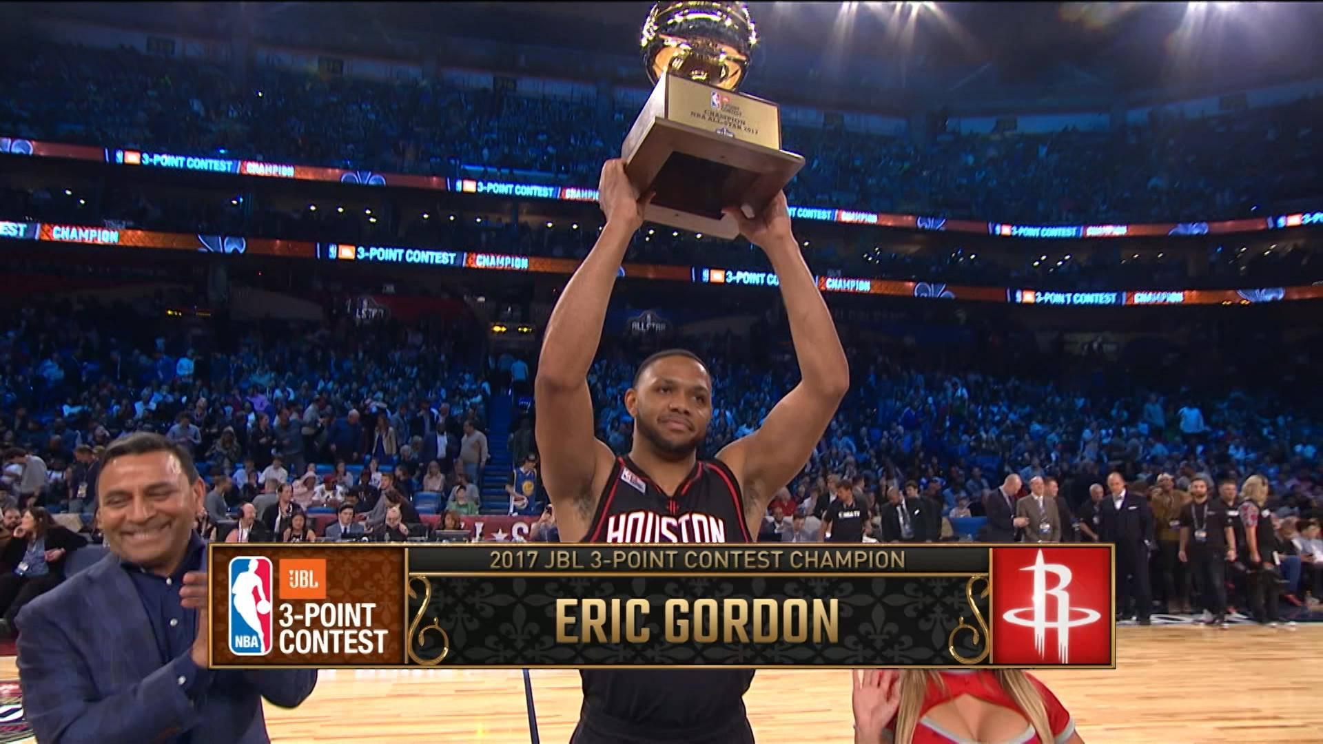 Eric Gordon - The 3-point Contest Champion Background