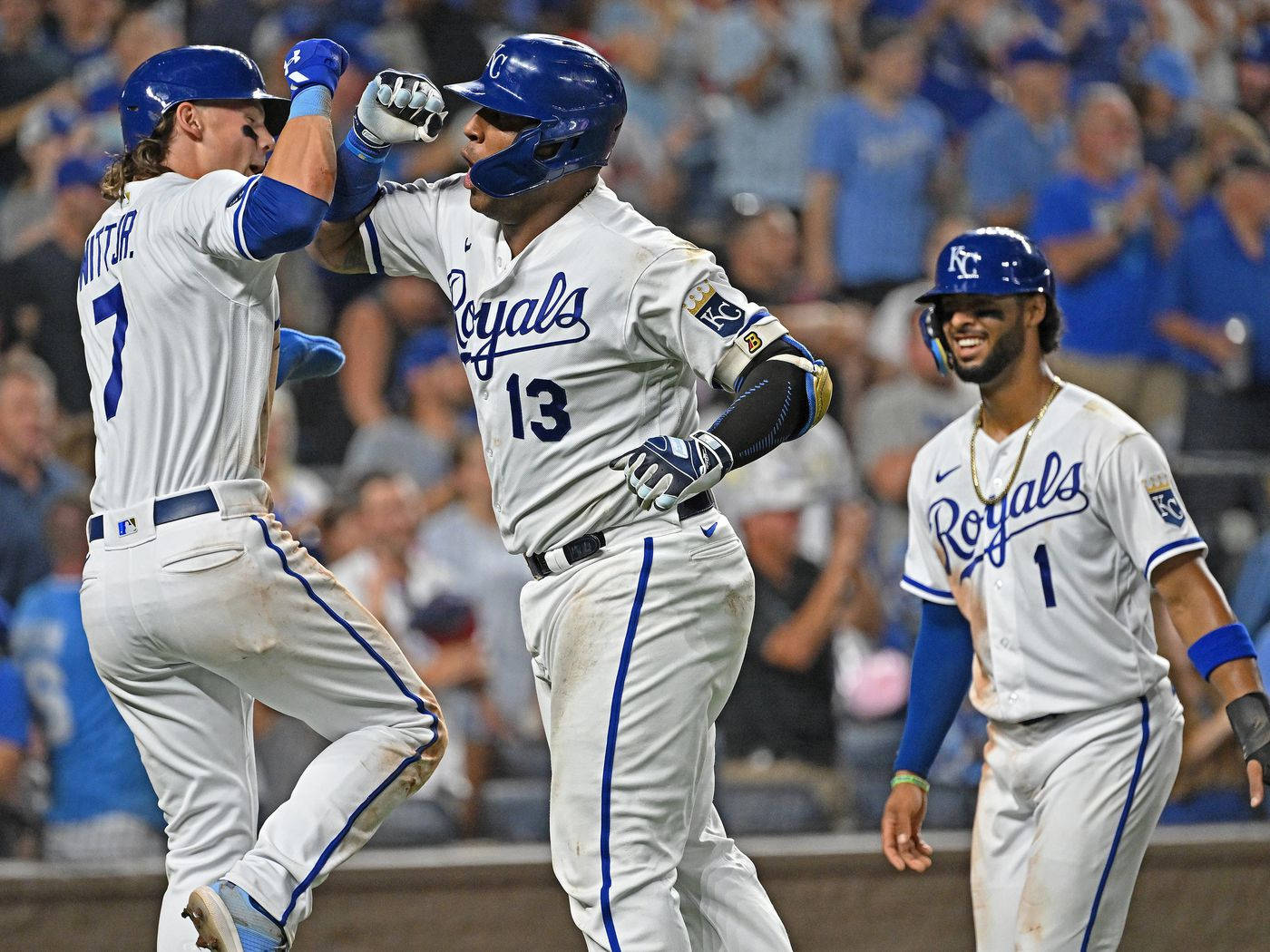 Eric Hosmer With Teammates