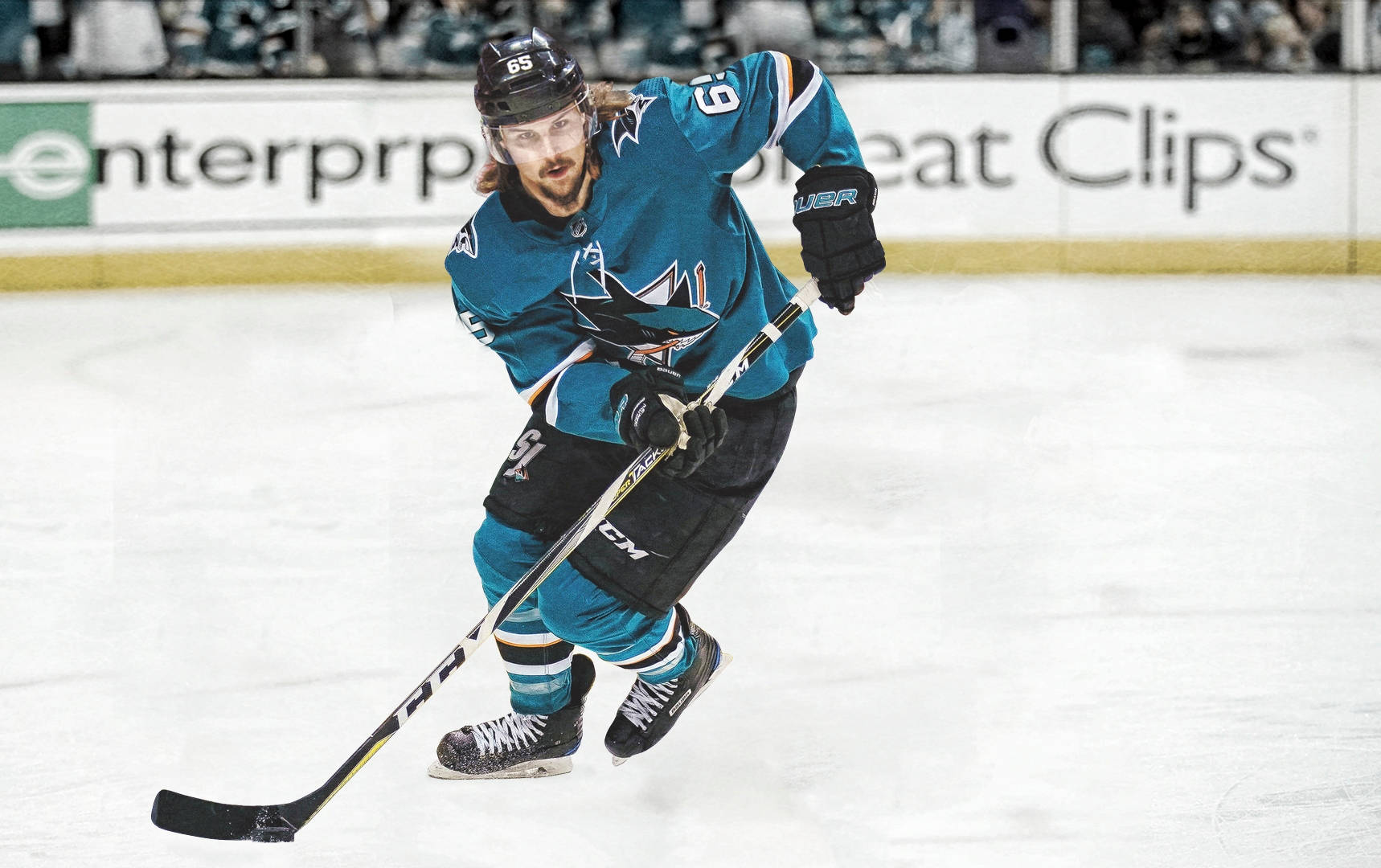 Erik Karlsson San Jose Nhl Ice Hockey Background