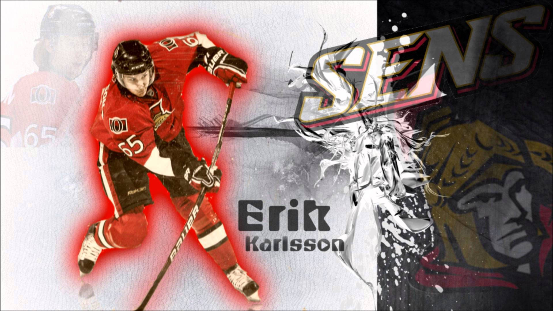 Erik Karlsson Senators Fanart Poster Background