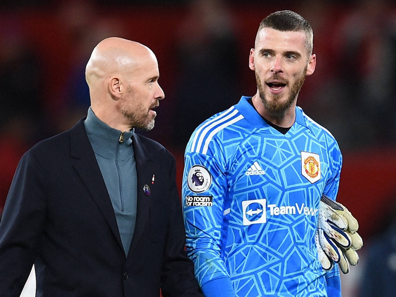 Erik Ten Hag And David De Gea Background