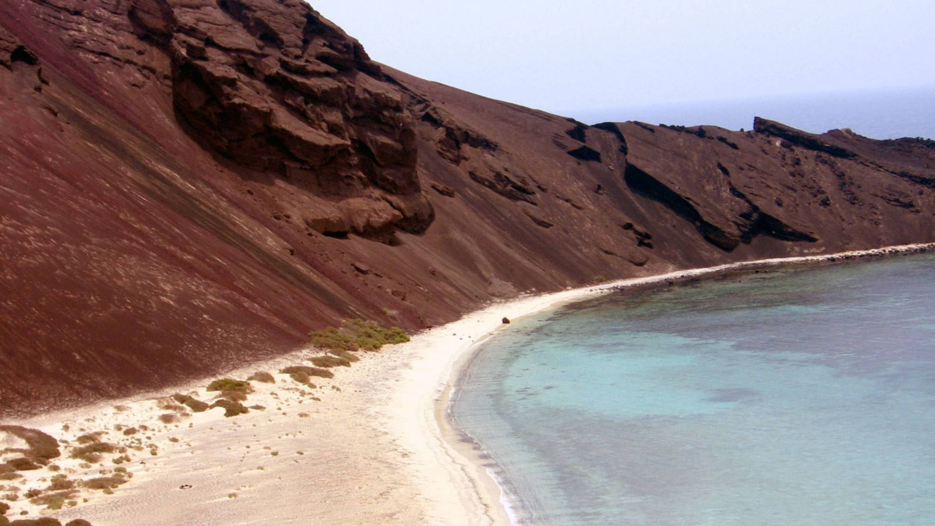 Eritrea Santorini Beach Background