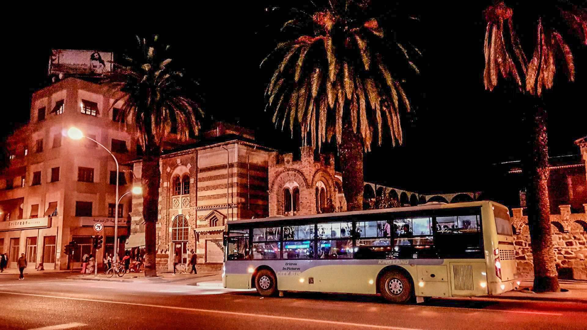 Eritrea Tourist Bus Background