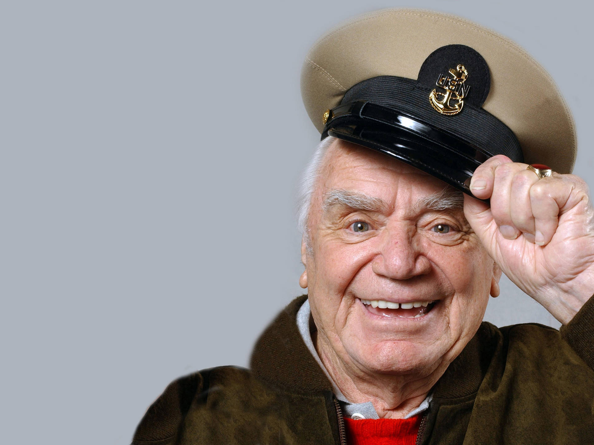 Ernest Borgnine Navy Chief Hat