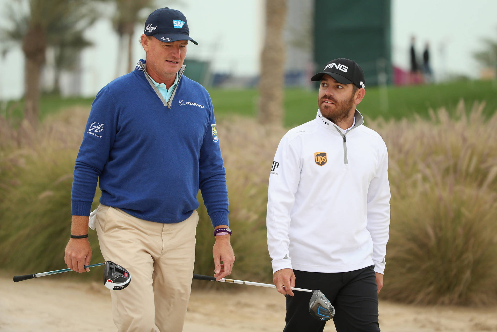 Ernie Els And Louis Oosthuizen Background