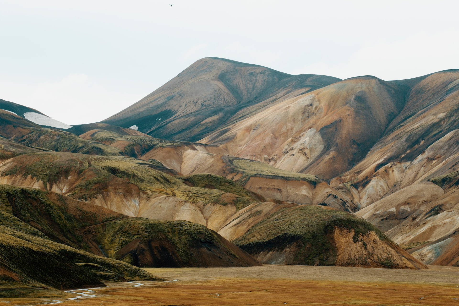 Eroded Mountain Macbook Background