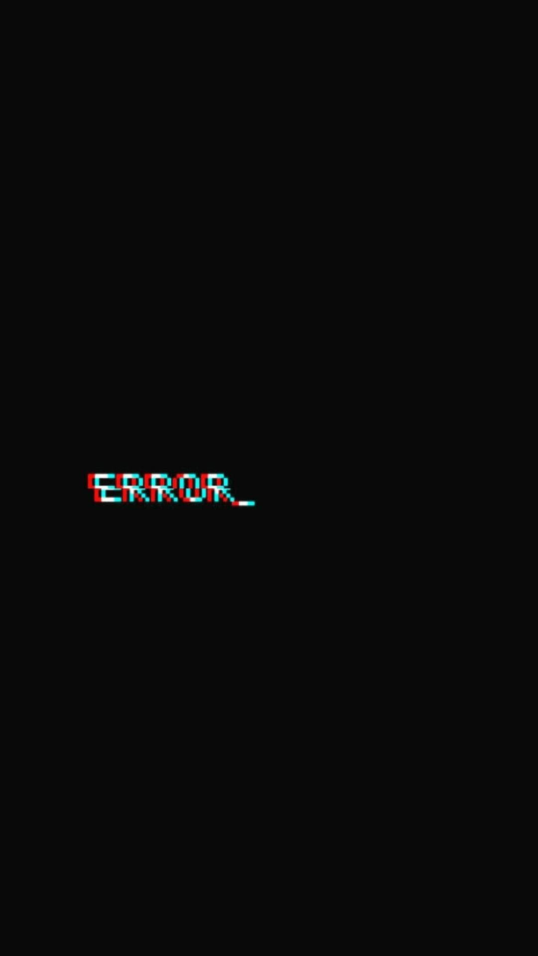 Error Samsung Black