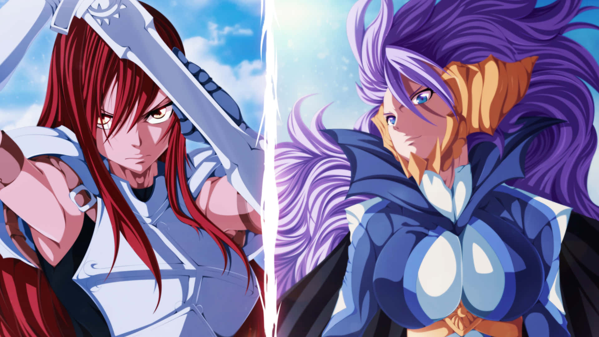 Erza Scarlet - A Powerful Heroine! Background