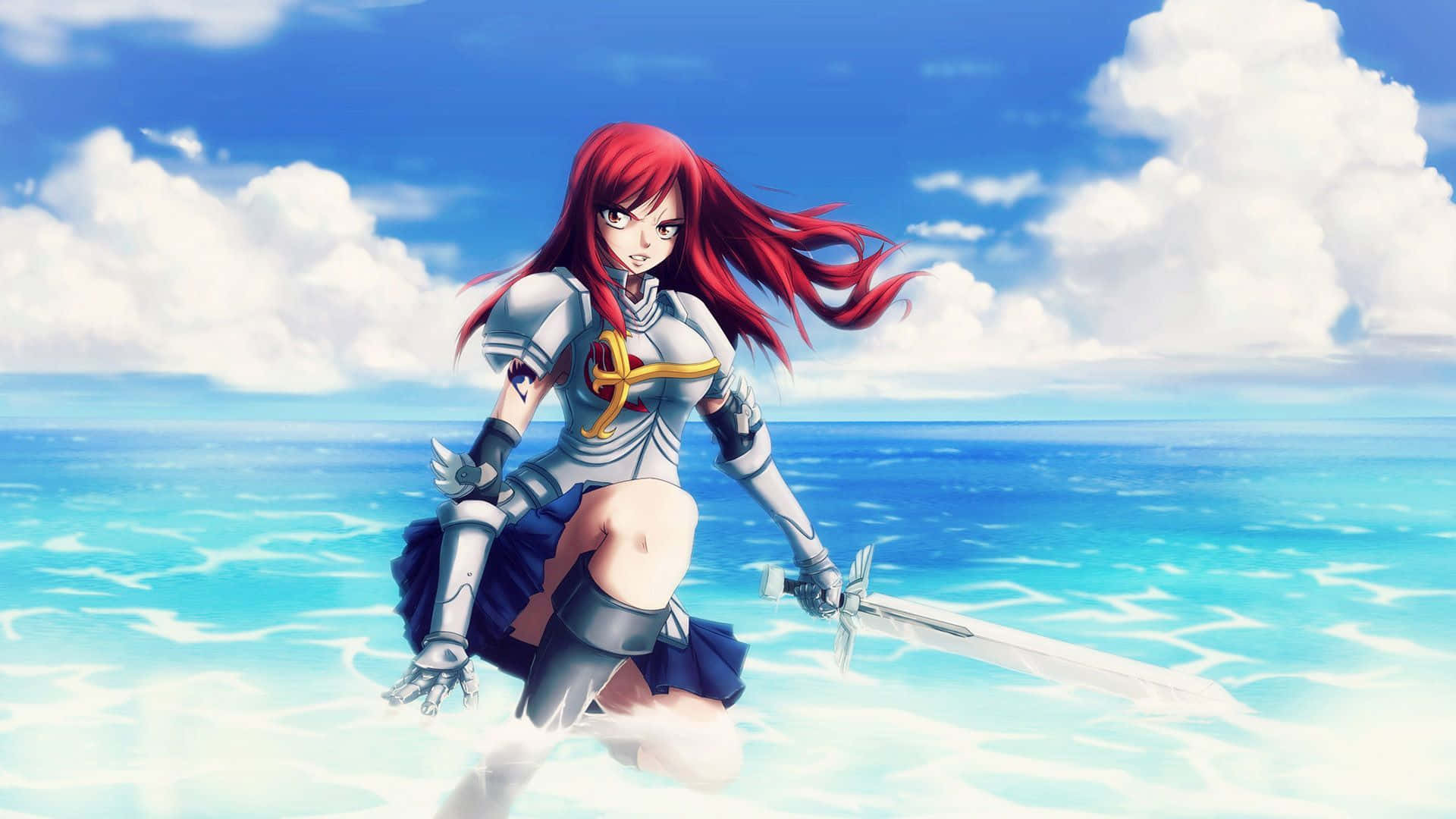 Erza Scarlet, The Seven-winds Knight Background