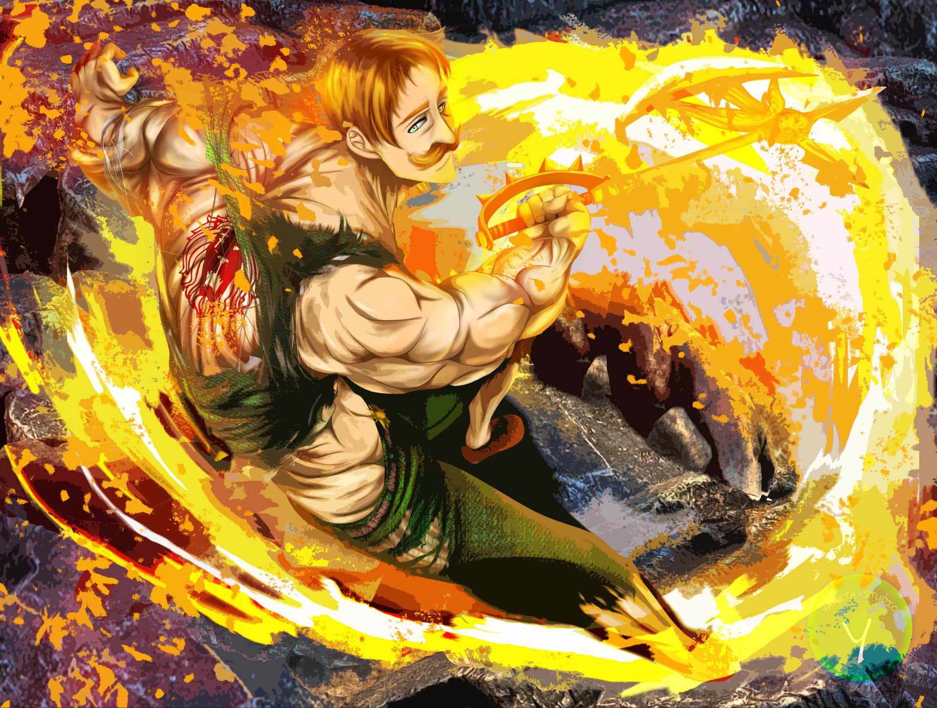 Escanor Seven Deadly Sins 4k Background