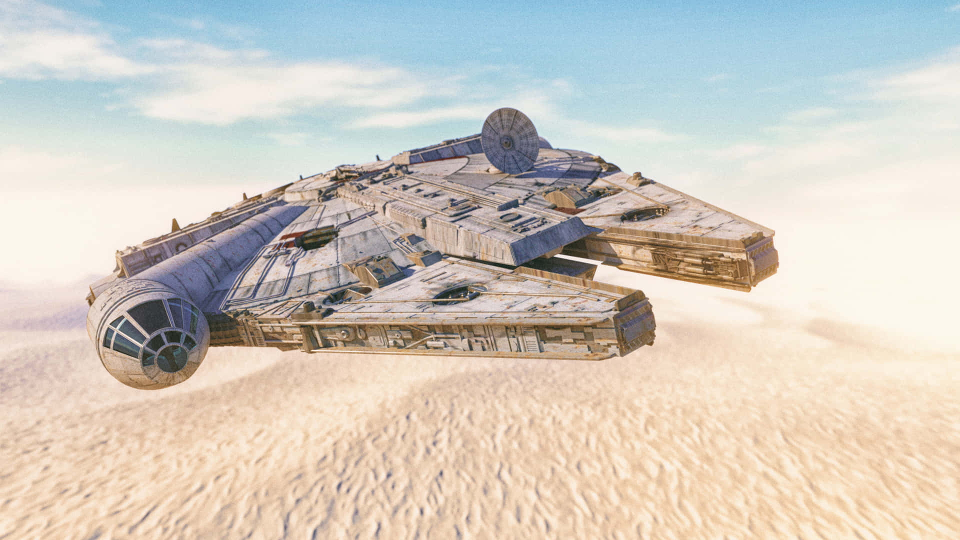 Escape The Empire In The Fastest Hunk Of Junk In The Galaxy Background