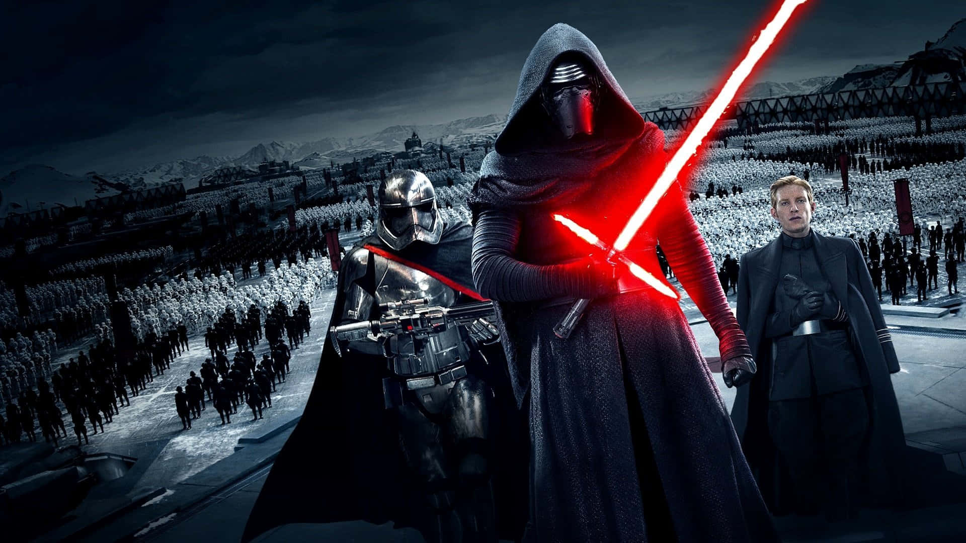 Escape To A Galaxy Far, Far Away With This Crushingly Cool 1920x1080 Star Wars Wallpaper. Background