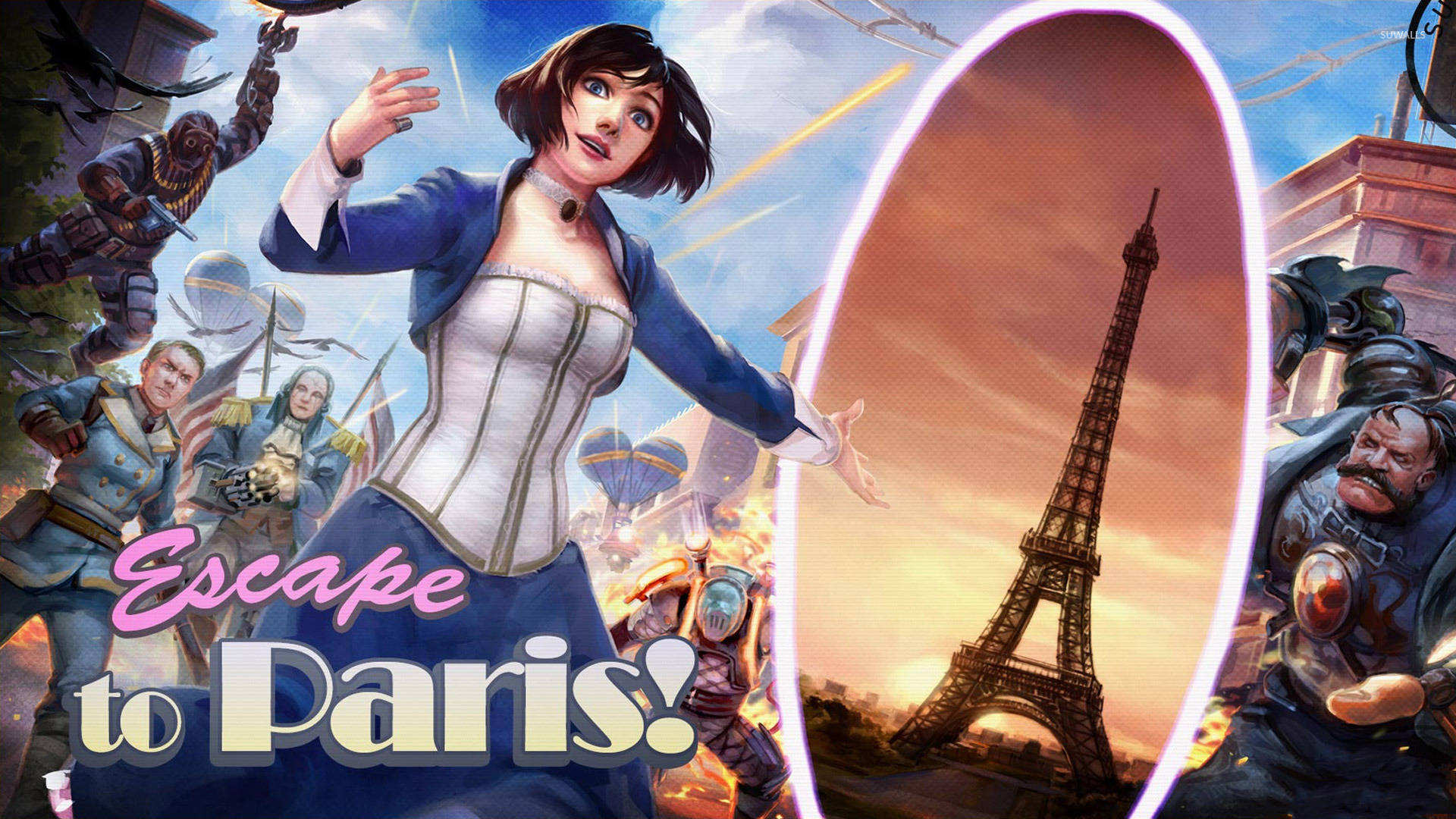 Escape To Paris - Screenshot Background