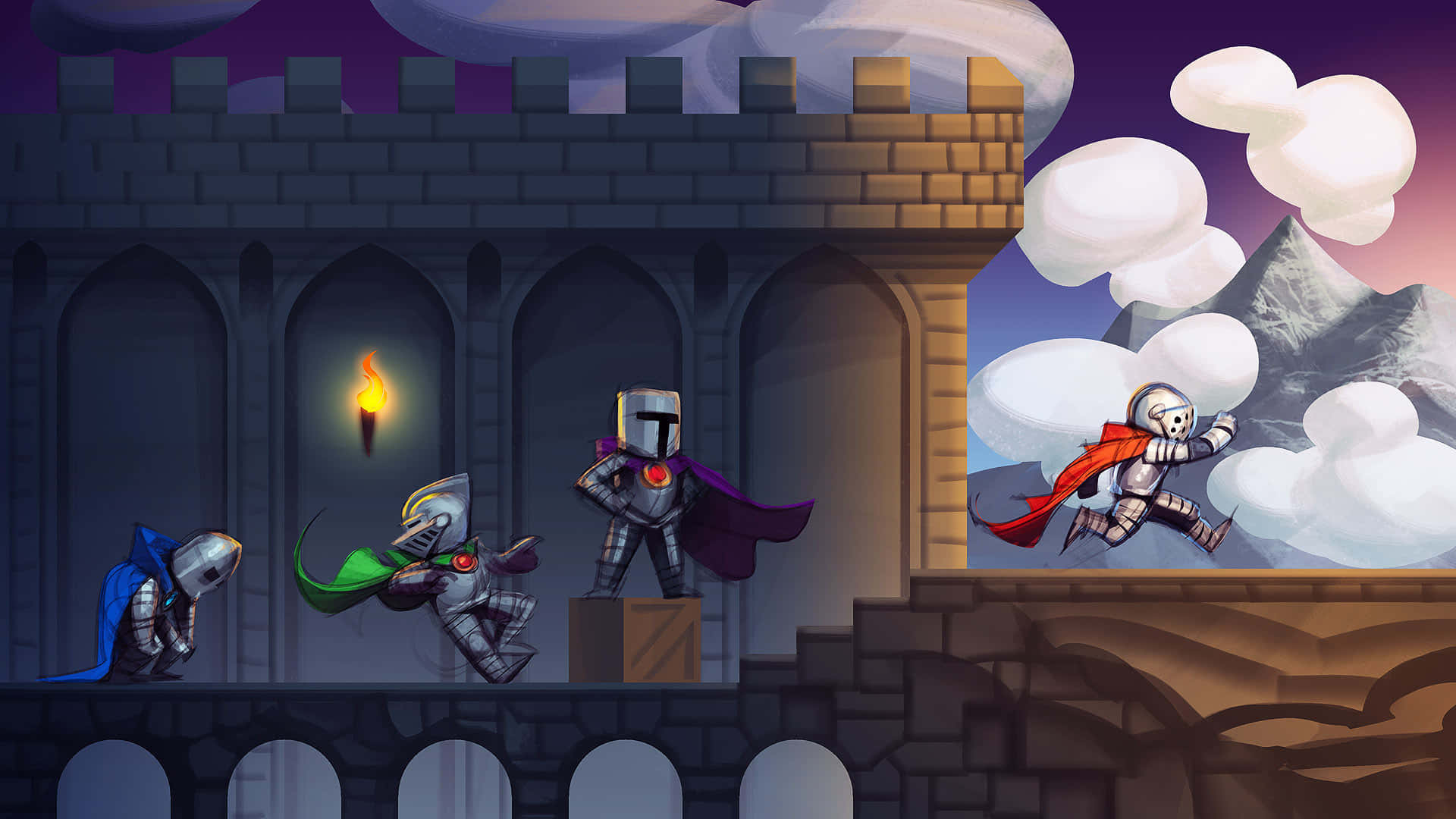 Escaping Intense Level Background