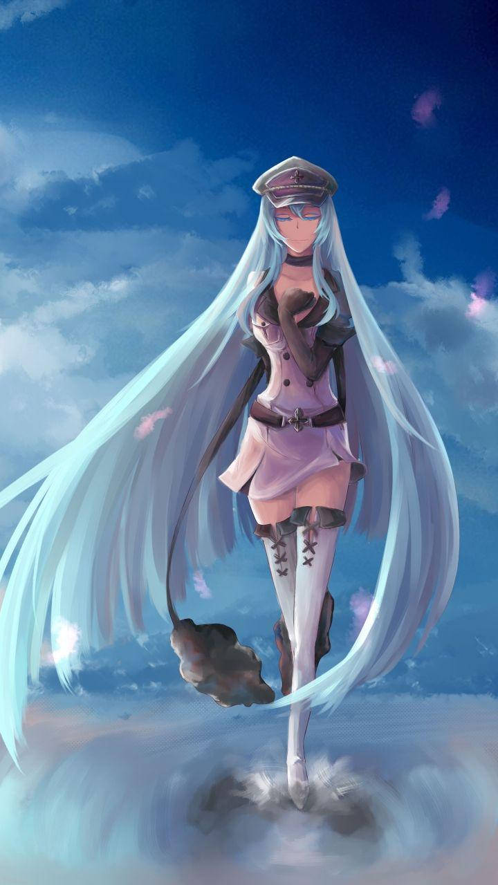 Esdeath At The Beach Background