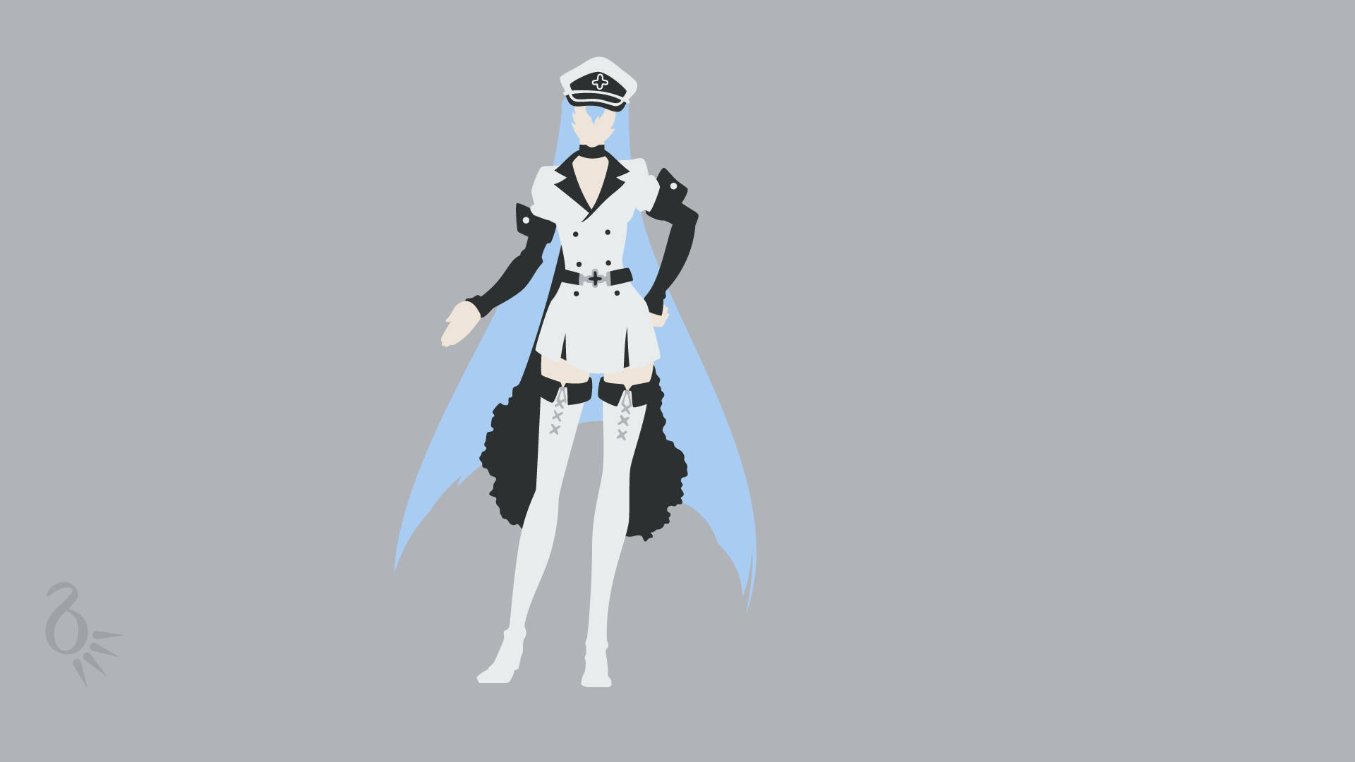 Esdeath Vector Art Background