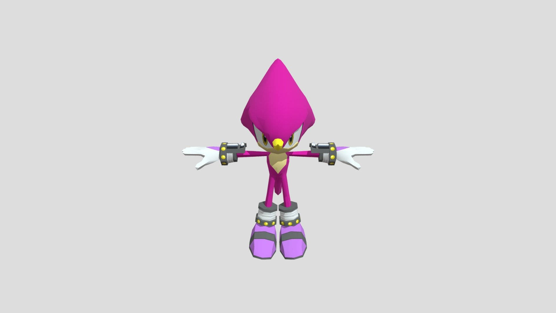 Espio The Chameleon 3d Art Background