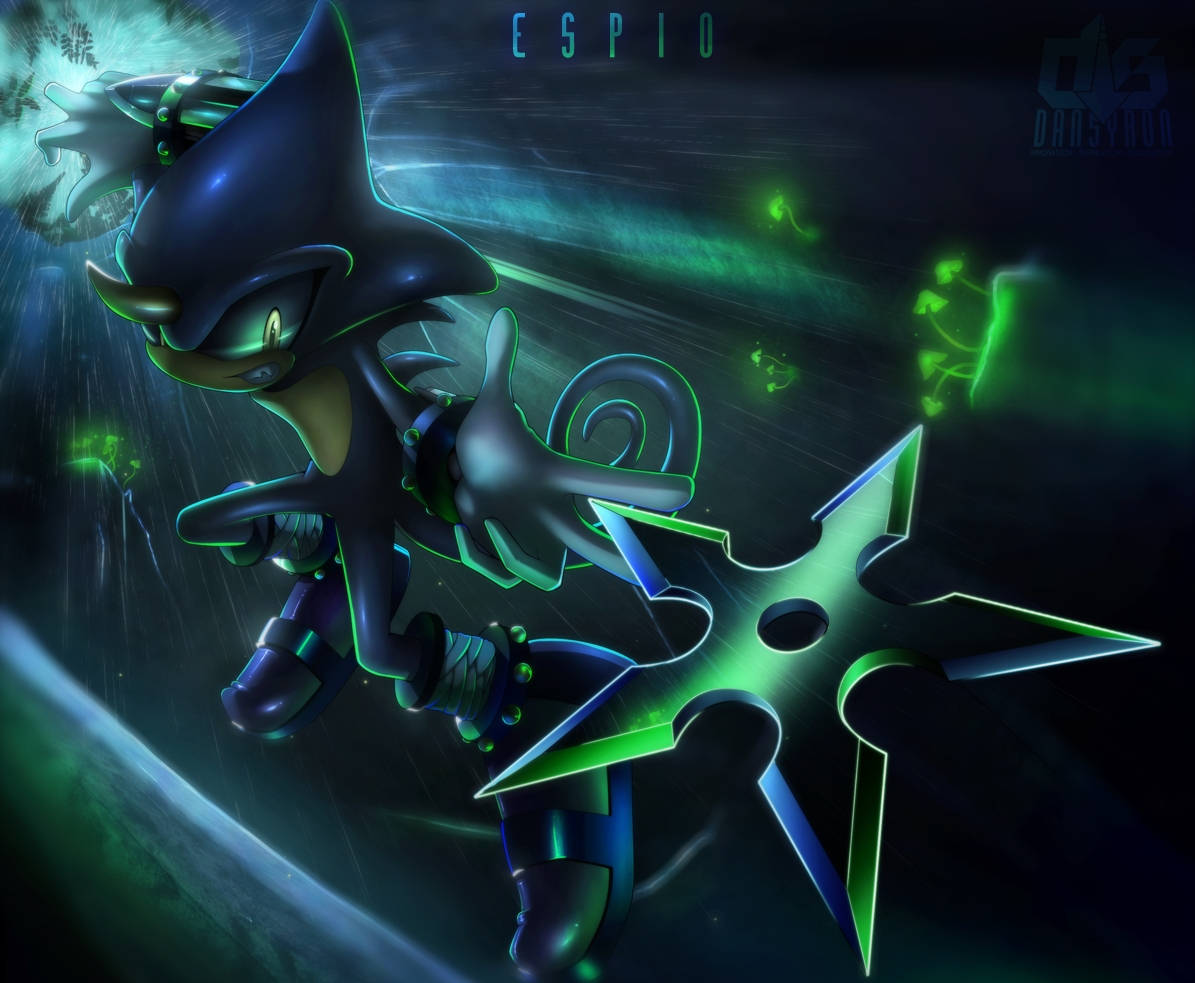 Espio The Chameleon Star Blade Background