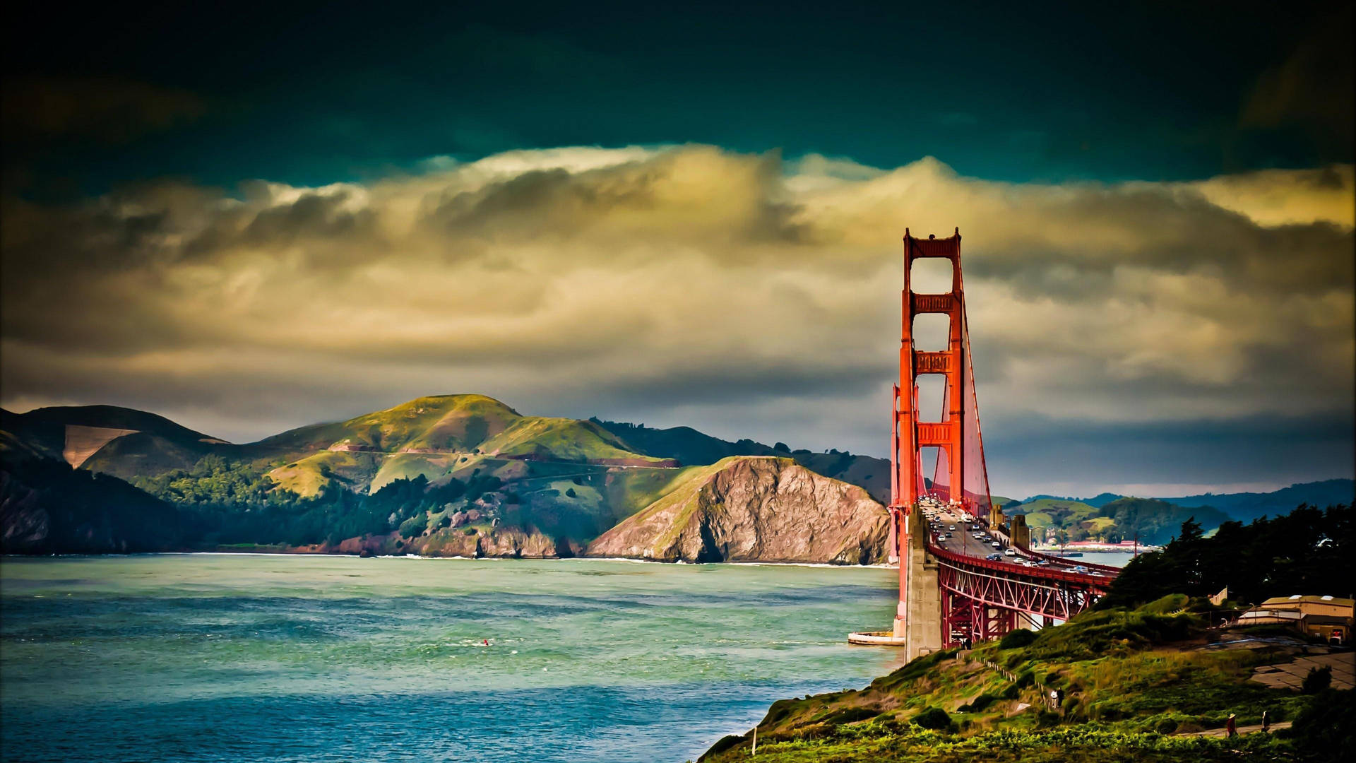 Est 4k Uhd Golden Gate Bridge Background