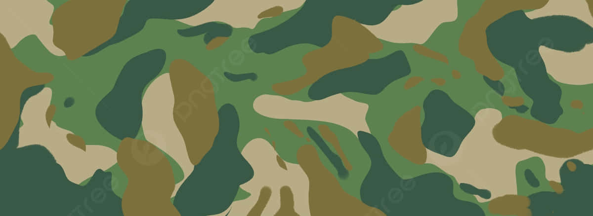 Establish Your Edge With Green Camo Wallpaper Background