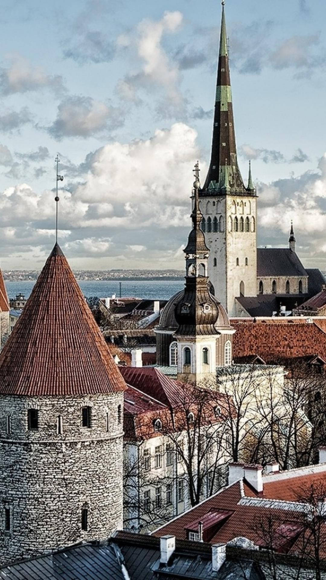 Estonia City Castle Background