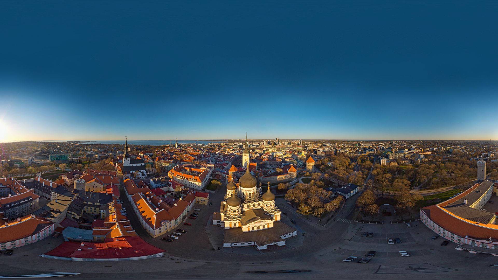 Estonia City Of Tallinn Background