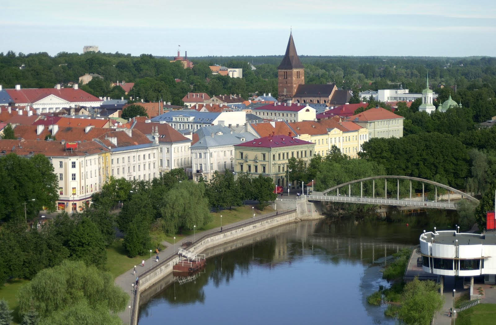 Estonia City Of Tartu Background