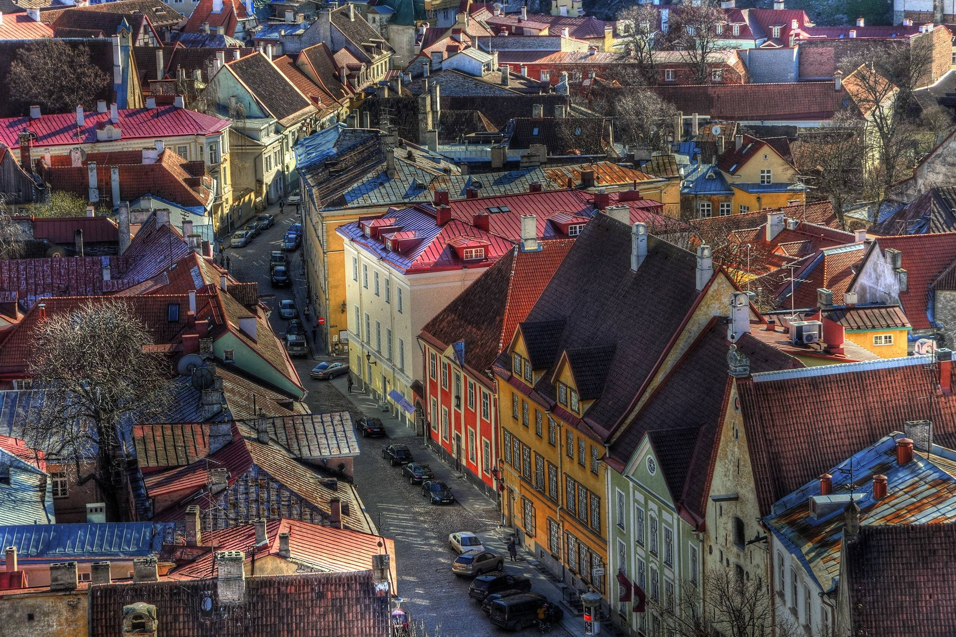 Estonia Cultural City Background