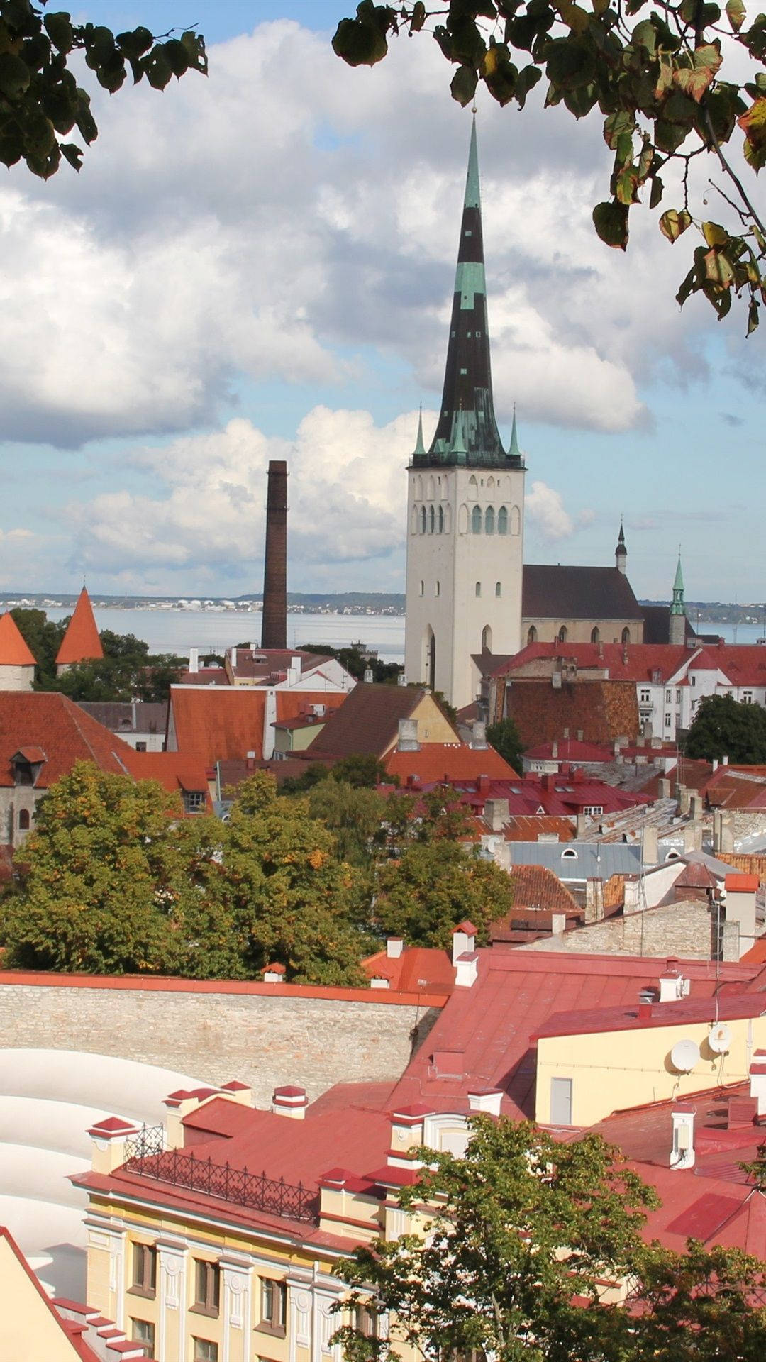 Estonia Saint Olaf's Church Background